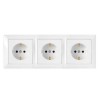 Розетка 3-м СП 16А IP20 с заземл. бел. Bylectrica РС16-354