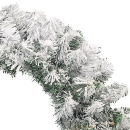 Венок еловый заснеженный d60см IP44 ПВХ Neon-Night 307-148