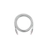 Патч-корд U/UTP 5е RJ45/8P8C 4 пары PVC мж обмедн. 1м сер. (уп.10шт )NETLAN EC-PC4UD55B-010-GY-10