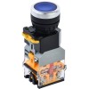 Кнопка D8-11D d22мм 1НО+1НЗ с подсветкой син. KARAT IEK BBT30-11D-3-12-K07