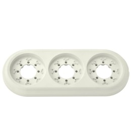 Рамка 3-м РЕТРО Bylectrica ЮЛИГ.735212.472 бежевый