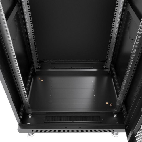 Шкаф монтажный телекоммуникационный напольный SH-05C-27U60/80-BK 19дюйм 27U 600х800х1388мм для распр