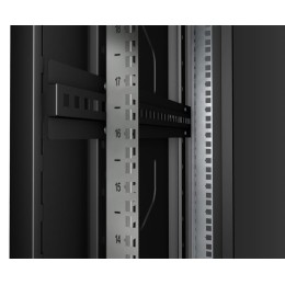 Шкаф монтажный телекоммуникационный напольный SH-05C-27U60/80-BK 19дюйм 27U 600х800х1388мм для распр