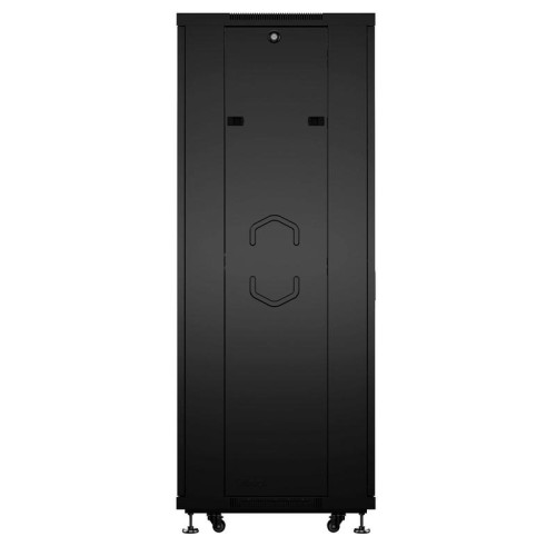 Шкаф монтажный телекоммуникационный напольный SH-05C-27U60/80-BK 19дюйм 27U 600х800х1388мм для распр