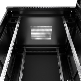 Шкаф монтажный телекоммуникационный напольный SH-05C-47U80/100-BK 19дюйм 47U 800х1000х2277мм (ШхГхВ)