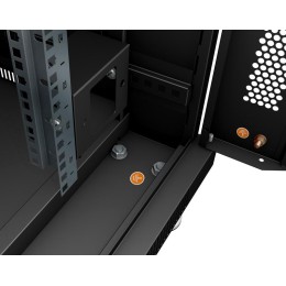 Шкаф монтажный телекоммуникационный напольный SH-05C-47U80/100-BK 19дюйм 47U 800х1000х2277мм (ШхГхВ)