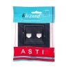 Розетка компьютерная 2-м СП ASTI IP20 RJ45 в сборе черн. бархат LEZARD 7081-4242-141