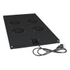 Модуль вентиляторный TRAY-100-BK с 4-я вентиляторами для установки в напольные шкафы SH-05C ND-05C г