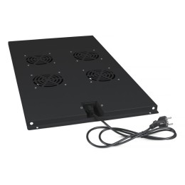 Модуль вентиляторный TRAY-100-BK с 4-я вентиляторами для установки в напольные шкафы SH-05C ND-05C г