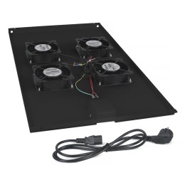 Модуль вентиляторный TRAY-100-BK с 4-я вентиляторами для установки в напольные шкафы SH-05C ND-05C г
