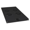 Модуль вентиляторный TRAY-100-BK с 4-я вентиляторами для установки в напольные шкафы SH-05C ND-05C г