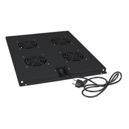 Модуль вентиляторный TRAY-80-BK с 4-я вентиляторами для установки в напольные шкафы SH-05C ND-05C гл
