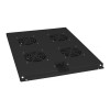Модуль вентиляторный TRAY-80-BK с 4-я вентиляторами для установки в напольные шкафы SH-05C ND-05C гл