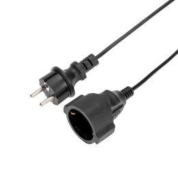 Удлинитель-шнур на рамке 1х10м с заземл. 6А 1.3кВт IP20 ПВС 3х0.75 черн. PROconnect 13-4913
