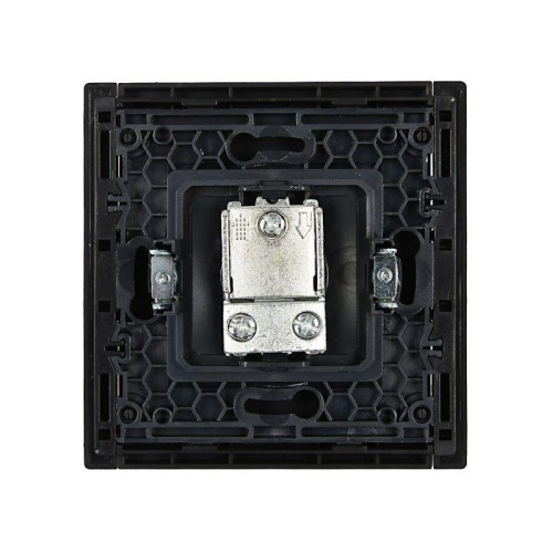 Розетка TV проходная FORTE&PIANO FP129 черн. IEK FP-A10-P-K02