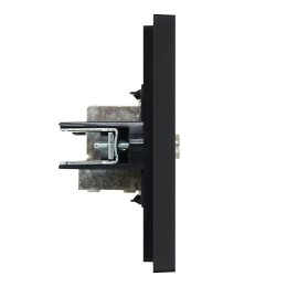 Розетка TV проходная FORTE&PIANO FP129 черн. IEK FP-A10-P-K02