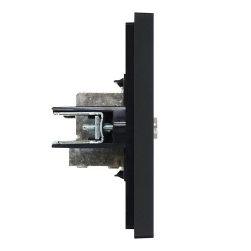 Розетка TV проходная FORTE&PIANO FP129 черн. IEK FP-A10-P-K02