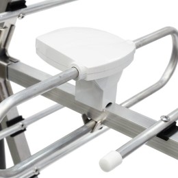 Антенна ТВ наружная "АКТИВНАЯ" для аналогового и цифрового ТВ - DVB-T2 (модель RX-411-1) (пакет) Rex