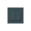 Выключатель 2-кл. AtlasDesign (сх. 6) 10AX быстрозажим. клем. в сборе изумруд SE ATN000852S