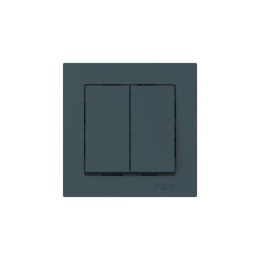 Выключатель 2-кл. AtlasDesign (сх. 6) 10AX быстрозажим. клем. в сборе изумруд SE ATN000852S
