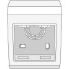 Коробка установочная под GEWISS SYSTEM 2 мод. PDG DKC 10023