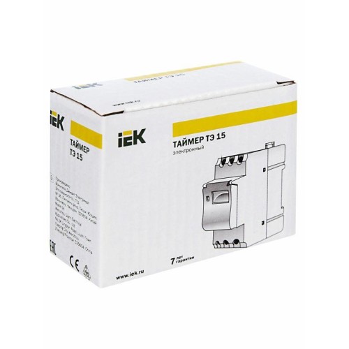 Таймер цифровой ТЭ15 16А 230В на DIN-рейку KARAT IEK MTA10-16