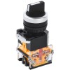 Переключатель D8-11X22 на 2 полож. 1НО+1НЗ черн. KARAT IEK BSW30-11X22-3-24-2-K02