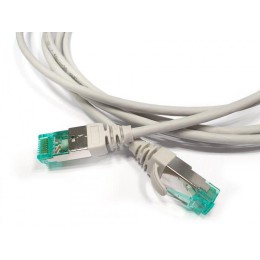 Патч-корд S/FTP PC-LPT-SFTP-RJ45-RJ45-C6A-1M-LSZH-GY экранированный кат. 6a (100% Fluke Component Te