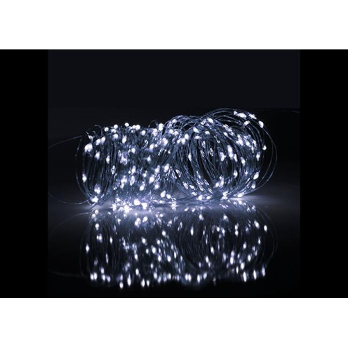 Светильник светодиодный садовый SLR-G03-100W нить 100LED холод. бел. на солнечн. батарее ФАZА 503331