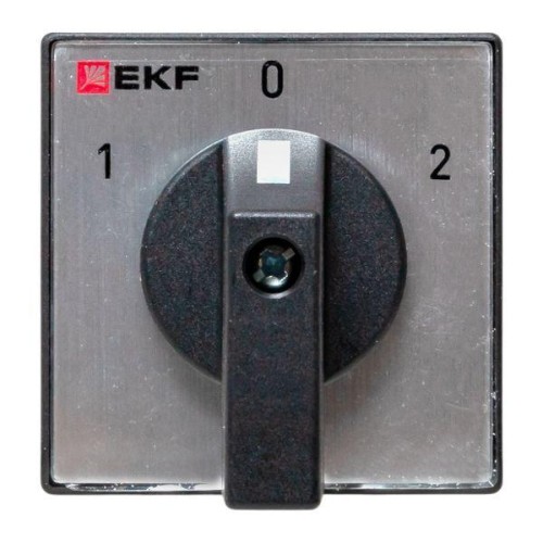 Переключатель кулачковый ПК-1-42 2п 10А "1-0-2" IP65 EKF pk-1-42-10-65