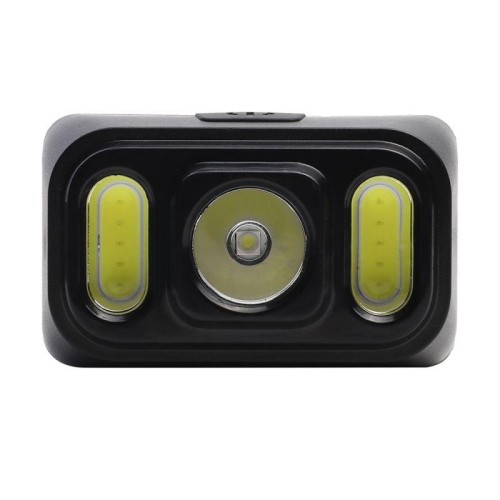 Фонарь аккумуляторный налобный 3.7В XPE+2 x COB 3Вт 5 режимов Type-C бокс LED53417 черн. Camelion 15