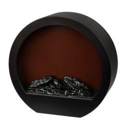 Камин светодиодный "Лаунж" 35.3х12.4х33.7см эффект живого огня с адаптером питания элементы питания