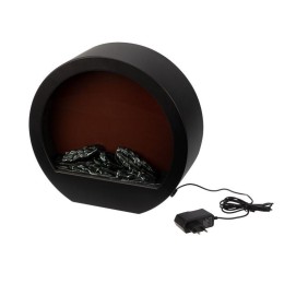 Камин светодиодный "Лаунж" 35.3х12.4х33.7см эффект живого огня с адаптером питания элементы питания