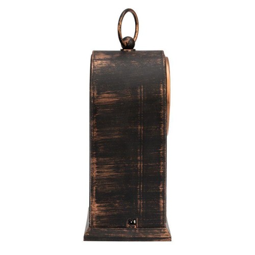 Камин светодиодный "Старинные часы" 14.7х11.7х25см эффект живого огня USB и элементы питания 2хC (не