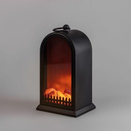 Камин светодиодный "Фьюжн" 14.7х11.7х25см эффект живого огня USB и элементы питания 2хC (не в компл.