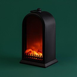 Камин светодиодный "Фьюжн" 14.7х11.7х25см эффект живого огня USB и элементы питания 2хC (не в компл.