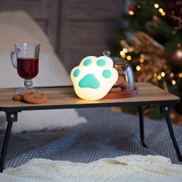 Ночник силиконовый "Кошачья лапа" бирюз. Neon-Night 503-006