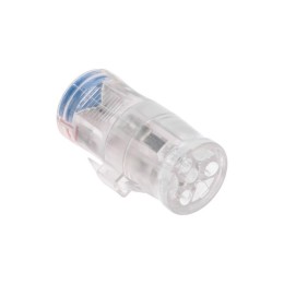 Экспресс-Клемма СМК 2273-2x3R проходная разъемная 3 полюса 3х2-проводная 0.5-2.5кв.мм (уп.50шт) Rexa