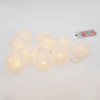 Гирлянда светодиодная "Тайские фонарики "Пломбир" 1.5м 10LED тепл. бел. 0.1Вт IP20 провод ПВХ прозр.