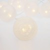 Гирлянда светодиодная "Тайские фонарики "Пломбир" 1.5м 10LED тепл. бел. 0.1Вт IP20 провод ПВХ прозр.