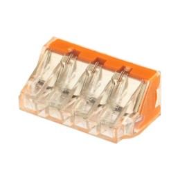 Экспресс-Клемма СМК 773-174 с пастой 4-проводная 0.75-6кв.мм (уп.50шт) Rexant 07-5279