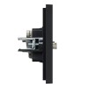 Розетка 2-м TV+SAT FORTE&PIANO FP138 черн. IEK FP-AF20-O-K02