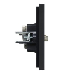 Розетка 2-м TV+SAT FORTE&PIANO FP138 черн. IEK FP-AF20-O-K02