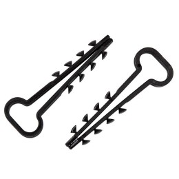 Дюбель-хомут 6-12 для плоского кабеля черн. (уп.100шт) Rexant 07-4614