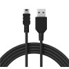 Кабель USB mini USB длинный штекер 1м черн. Rexant 18-4402