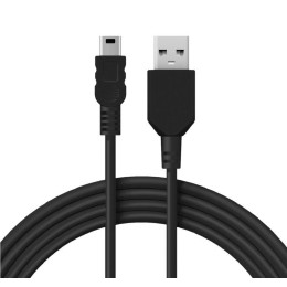 Кабель USB mini USB длинный штекер 1м черн. Rexant 18-4402