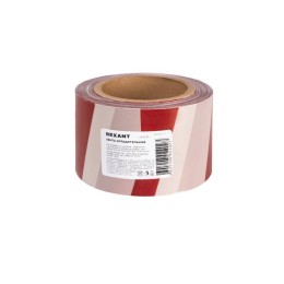 Лента оградительная 50мкм 75мм 100м Rexant 19-3150