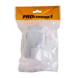 Розетка переносная 10А без заземл. бел. PROCONNECT 11-8539