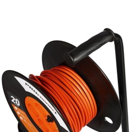 Удлинитель на катушке 4х20м с заземл. 10А IP20 Standart ПВС 3х1 PROCONNECT 11-7604