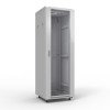 Шкаф напольный 19дюйм Standart 22U 600х800мм передняя и задняя дверь перф. RAL7035 Rexant 04-2340
